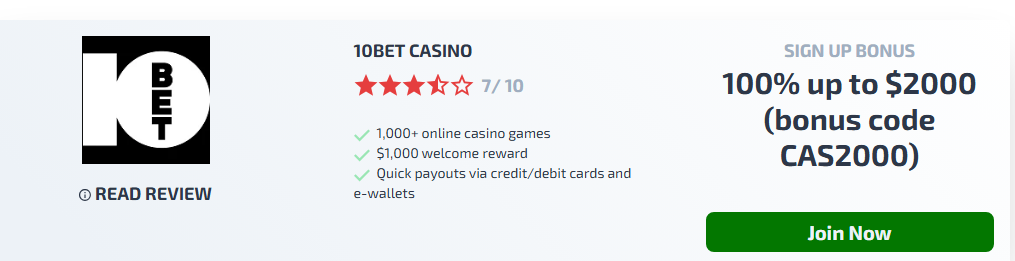 10Bet Casino