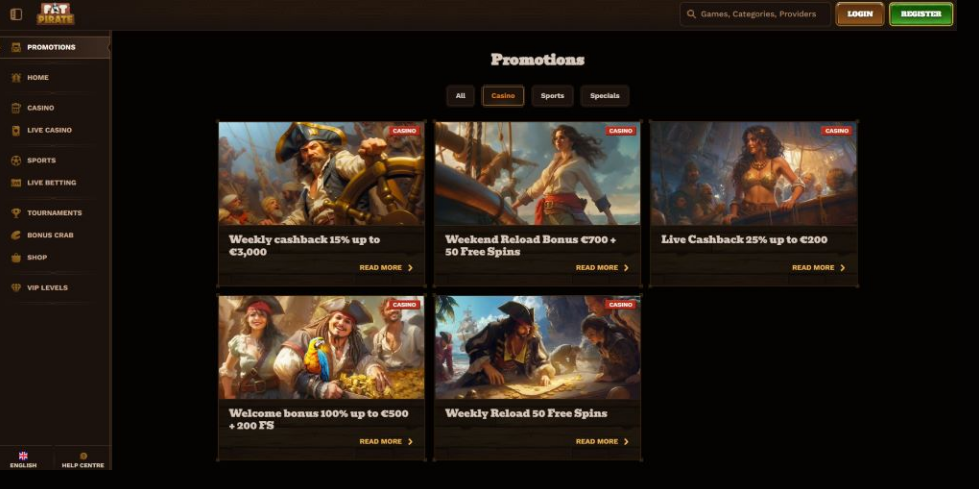 FatPirate Casino Review: A Treasure Trove of Online Gaming