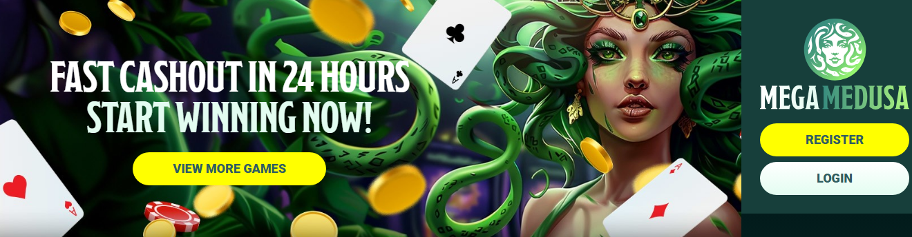 Mega Medusa Casino Review:- Mega Thirills, Mega Win 100% Bonus Up To 50,000